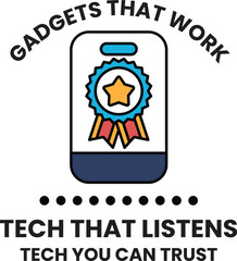 A logo for a company called Tech That Listens