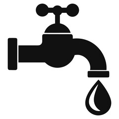 faucet with water drop