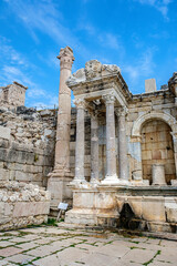 Burdur. T&uuml;rkiye. July 15th, 2025. Antonin Fountain in the ancient city of Sagalassos in Aglasun district of Burdur province in Turkey.