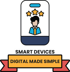 A man is shown with three stars above his head