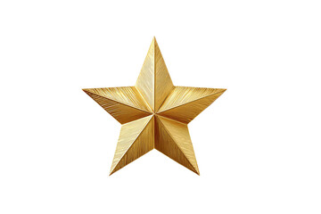 Obraz premium Golden star, intricate design