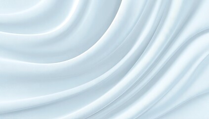 Obraz premium Smooth, light blue fabric drapes in elegant folds, showcasing a soft, luxurious texture.