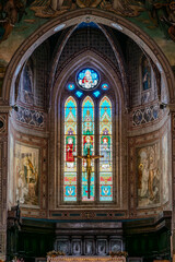 Obraz premium The Cathedral of Saints Mariano and Giacomo is the mother church of the Diocese of Gubbio. It is dedicated to Saints Mariano and Giacomo, martyrs of Lambaesi in Numidia.