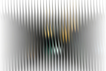 Blurred glowing background with yellow green highlights and vertical striped white overlay, futuristic abstract wallpaper with vibrant artistic illumination