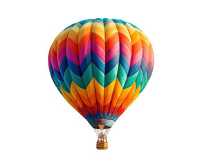 Naklejka premium Colorful hot air balloon against black background (9)