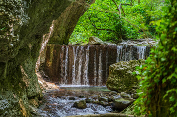 Over millions of years, the Orfento River (in the municipality of Caramanico Terme) has carved out...