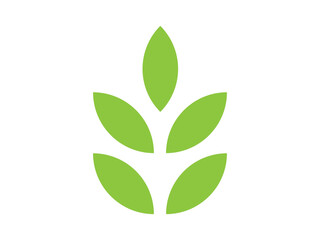 leaf logo illustration