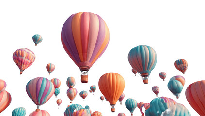 Colorful hot air balloons in the sky (5)