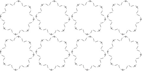 Intricate Floral Mandala Pattern with Delicate Petal Details.