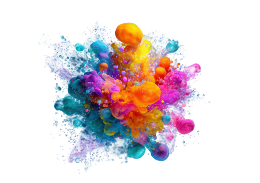Vibrant explosion of colorful inks (1)
