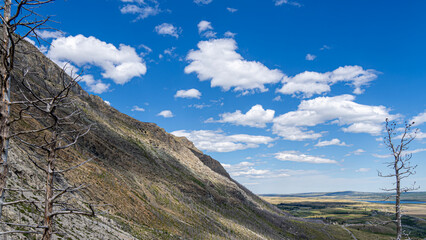 Scenery along Bear's Hump Trail of Waterton lake national park, Waterton, Alberta, Canada