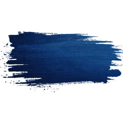 Deep indigo brushstroke