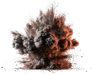 Exploding colored powder