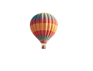 Naklejka premium Colorful hot air balloon against a black background (4)