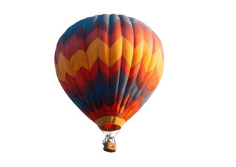 Naklejka premium Colorful hot air balloon against a black background (5)