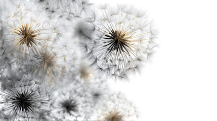 Obraz premium Abstract dandelion cluster