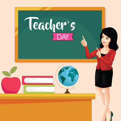 Teacher's day and Classroom