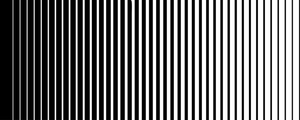 Abstract line fade pattern. Fading line halftone gradient texture. Black diagonal stripe gradation background. Thin to thick vanishing slanted pattern backdrop.