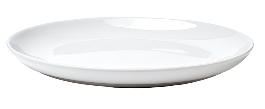 Empty white oval dish (1)
