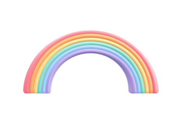 Pastel rainbow arch graphic (2)