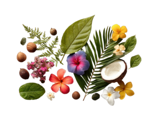 Tropical floral arrangement