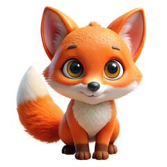 Obraz premium red fox cub