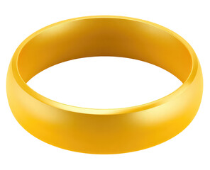 Gold ring, smooth, simple,  round,  jewelry