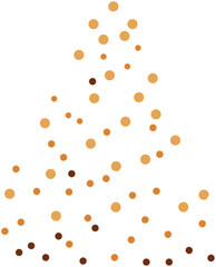 Abstract Christmas Tree Dots