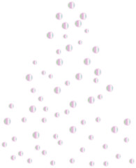 Pastel Gradient Dots Christmas Tree