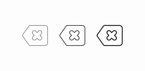 computer key icon icon sign vector