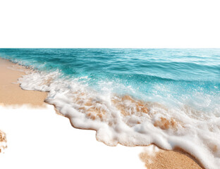 Tropical beach waves