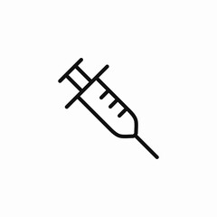 syringe injection icon sign vector