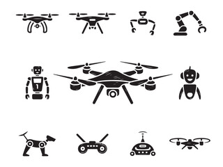Quadcopter Drone Vector Pack – Vol.2