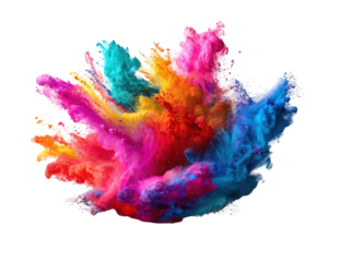 Colorful explosion of vibrant hues (2)