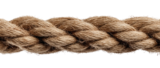 Close-up of a braided light brown rope (3)