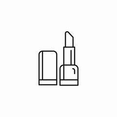 lipstick tube container icon sign vector