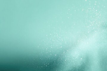 Soft aqua tones blend seamlessly, creating calming underwater atmosphere with bubbles