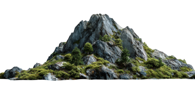 Mountain landscape, rocky peak