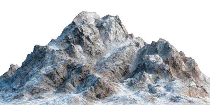 Snowy mountain range (1)