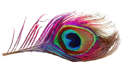 Vibrant peacock feather close-up (3)
