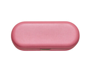 Pink oval case, smooth surface