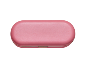 Pink oval case, smooth surface