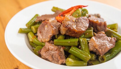 Lamb and Green Bean Stir Fry