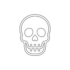 human skull vector illustration