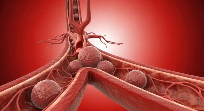 Understanding The Growth of Cancerous Tumors Within The Circulatory System
