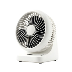 Mini air fan isolated on a transparent background.