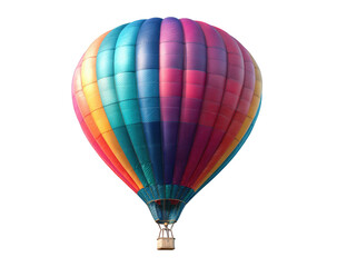 Fototapeta premium Colorful hot air balloon against black background (7)
