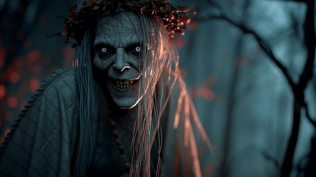 scary halloween zombie