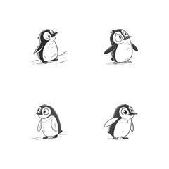 Cute Cartoon Penguin
