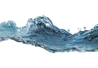 Abstract water wave, flowing motion
